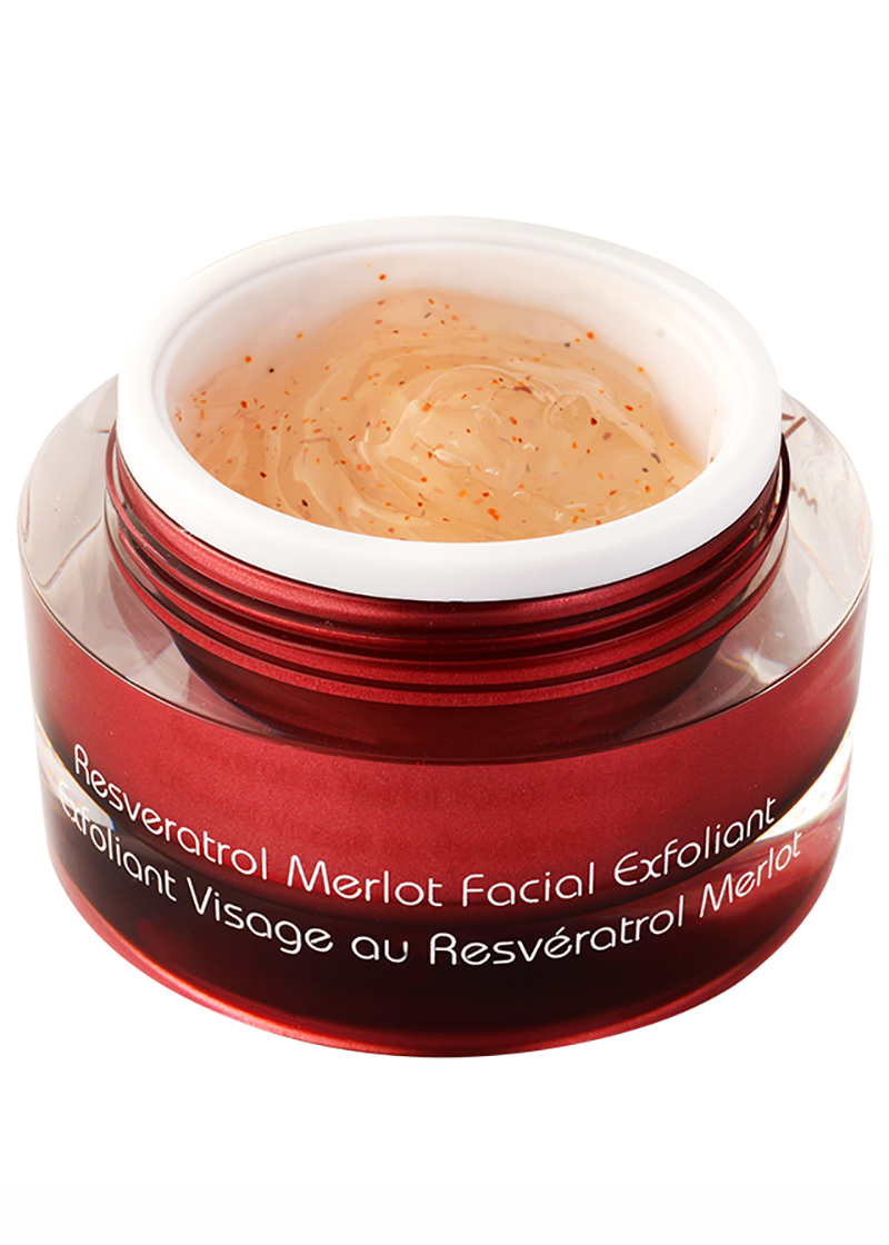 Resveratrol Merlot Facial Exfolian without its lid